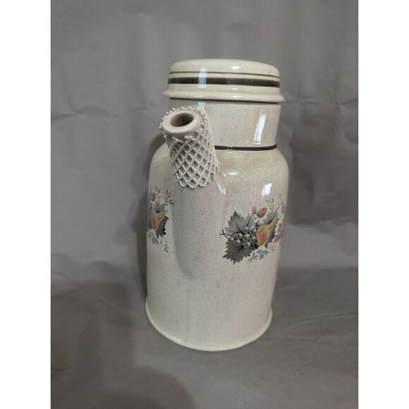 Royal Doulton Harvest Garland Cramer and coffee pot with lid stoneware - Picture 6 of 13